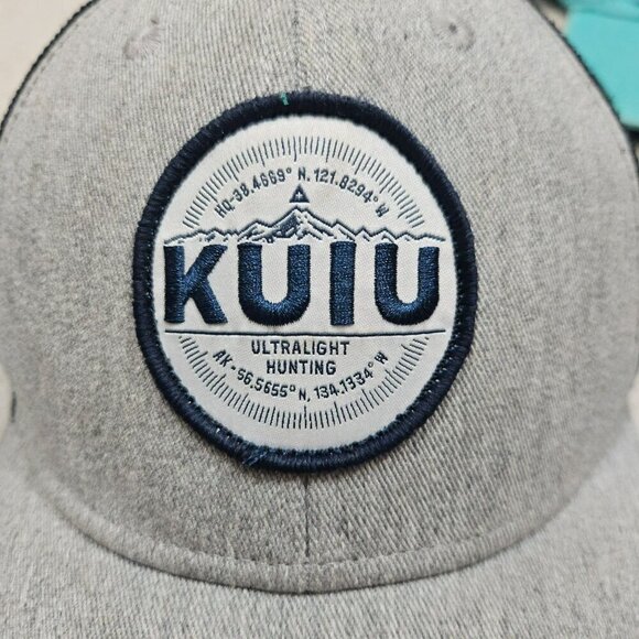 Kuiu Ultralight Hunting Trucker Hat OS Gray‎ Cotton & Polyester Mesh - Picture 2 of 8